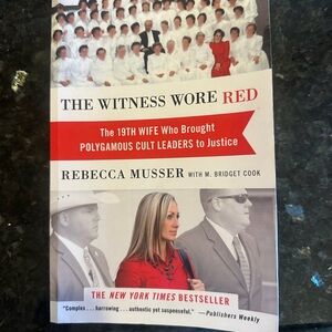 The Witness Wore Red Book by Rebecca Musser, Bestseller!